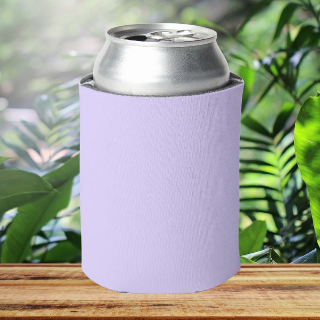 Pale Lavender Solid Colour Can Cooler (Creator Uploaded)