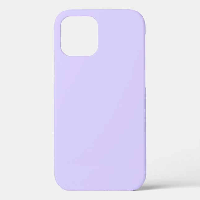 Pale Lavender Solid Colour Case-Mate iPhone Case (Back)