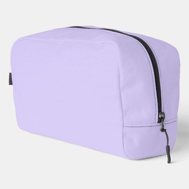 Pale Lavender Solid Colour Dopp Kit (Right Corner)