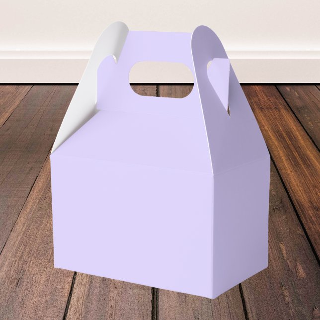 Pale Lavender Solid Colour Favor Box (Creator Uploaded)