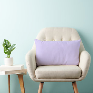 Pale Lavender Solid Colour Lumbar Pillow