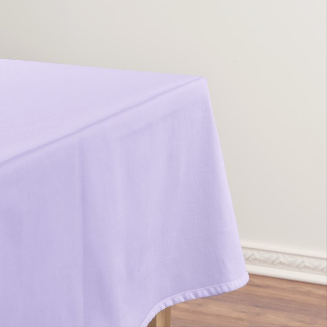Pale Lavender Solid Colour Tablecloth (In Situ)