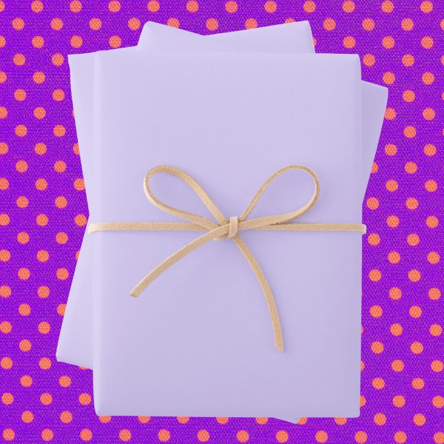 Pale Lavender Solid Colour Wrapping Paper Sheet (Creator Uploaded)