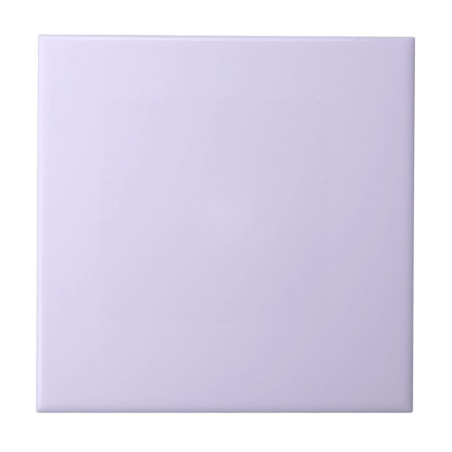 Pale Lavender Violet Tile (Front)