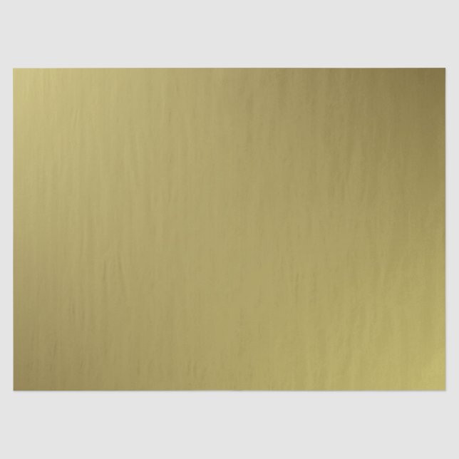 Pale Metallic Gold Tissue Paper (Front)