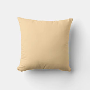 Pale Orange Throw Pillow