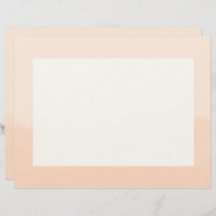 Pale Orange Watercolor Abstract