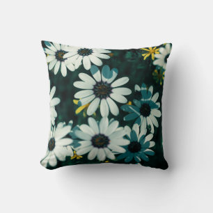 Pale Pastel Namaqualand Coussin de fleurs Cushion