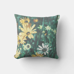 Pale Pastel Namaqualand Fleurs Coussin Cushion