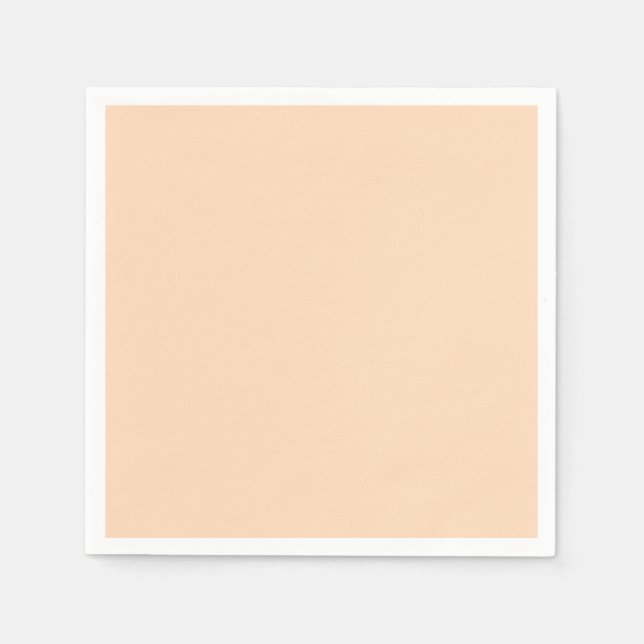 Pale Peach Angelskin Coral Pastel in Summer Gazebo Napkin (Front)
