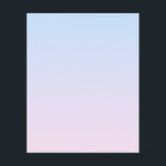 Pale Pink and Blue Gradient Background Flyer<br><div class="desc">Pale pink and blue gradient colours.</div>