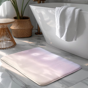 Pale pink and blue ombre bath mat