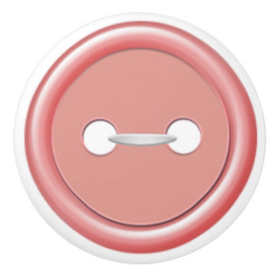 Pale Pink Button Drawer Pull