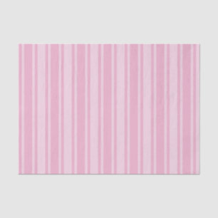 Pale pink candy stripes tissue paper