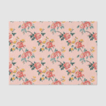 Pale Pink Chinoiserie Floral