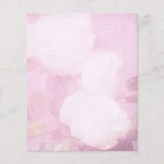 Pale Pink Floral Scrapbook Paper
