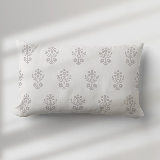 pale pink, floral Throw Pillow (Creator Uploaded)
