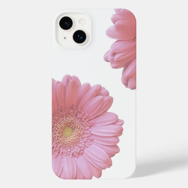Pale pink gerbera daisy iPhone case (Back)
