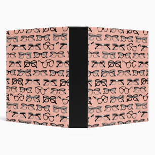 Pale Pink Glasses, Eyeglasses, Eyewear Binder