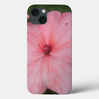 Pale Pink Impatiens Flower iPhone 13 Case