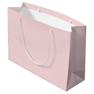 Pale Pink Large Gift Bag – Single Colour Design