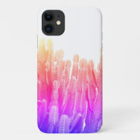 Pale Pink Succulent Cactus Plant iPhone 11 Case