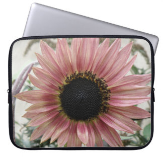 Pale Pink Sunflower Laptop Sleeve