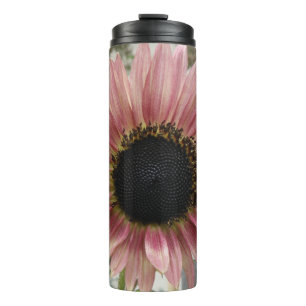 Pale Pink Sunflower Thermal Tumbler