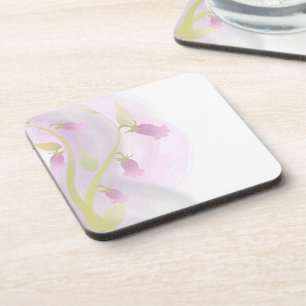 Pale Pink Watercolor Wash Coaster