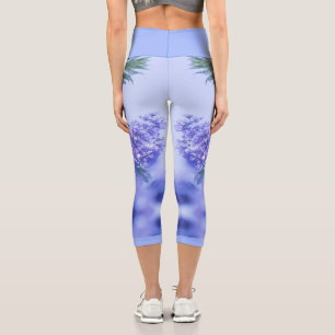 Pale Purple Jacaranda Flowers Stylized Leggings