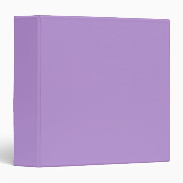 Pale Purple (solid colour)  Binder (Front/Spine)