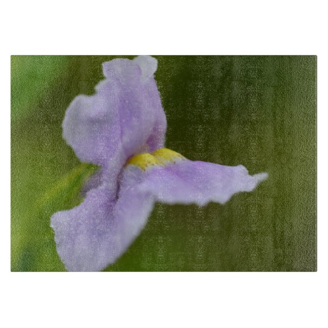 Pale Purple Wild Orchid Flower Cutting Board (Front)
