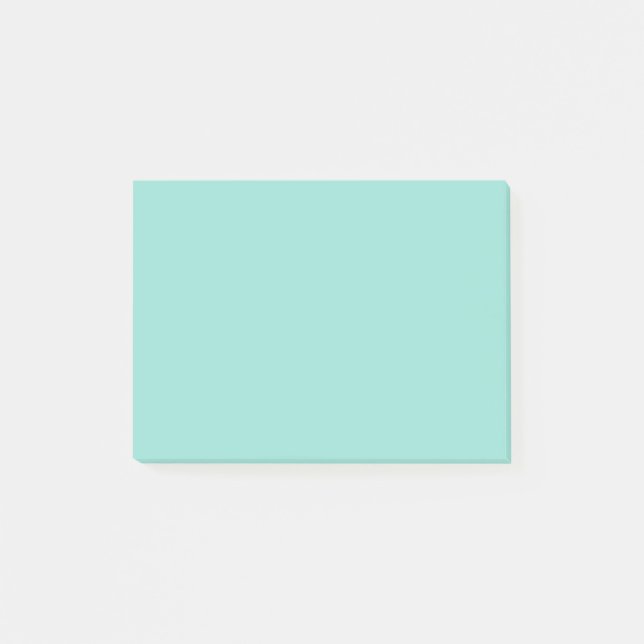 Pale Robin Egg Blue Solid Colour Post-it Notes (Front)