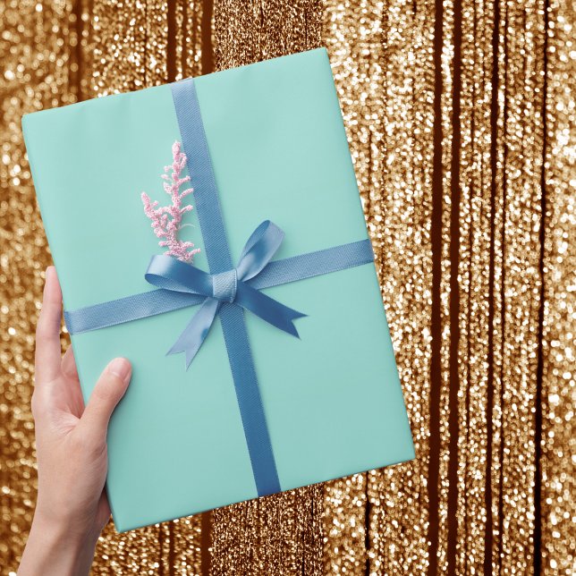 Pale Robin Egg Blue Solid Colour Wrapping Paper (Creator Uploaded)