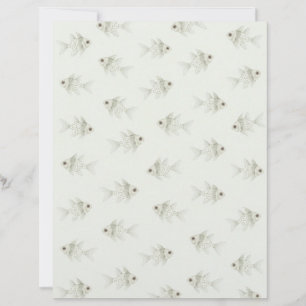 Pale Sage Pajama Cardinalfish Watercolor