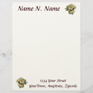 Pale Shelf Fungus Coordinating Items Letterhead