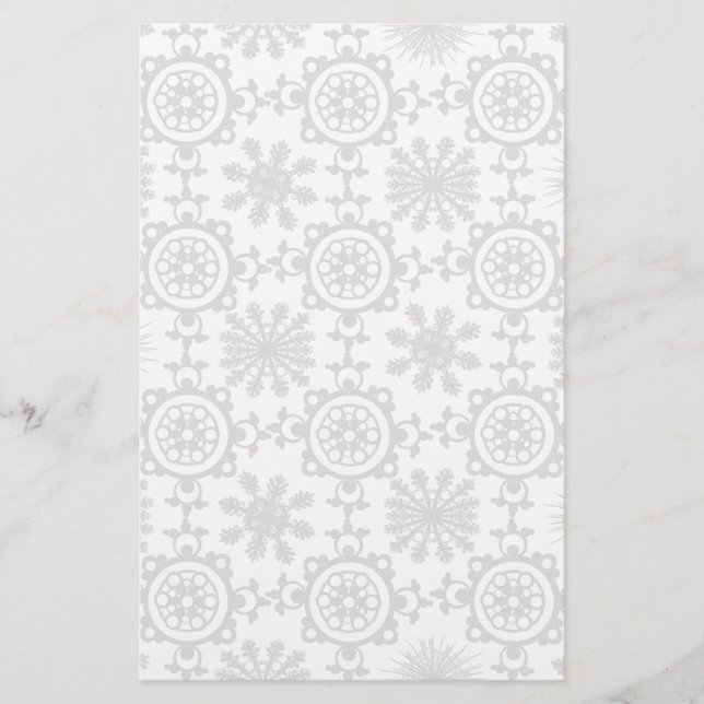 Pale Snowfill Stationery (Front)