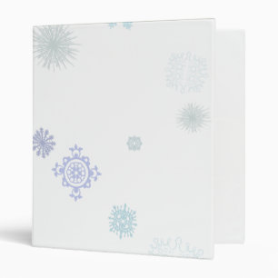 Pale Snowflakes Binder