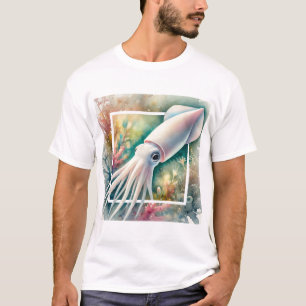 Pale Squid 310724AREF105 - Watercolor T-Shirt
