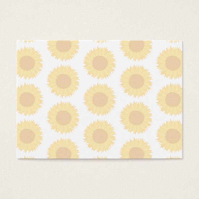 Pale Sunflower Background Pattern. (Front)