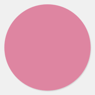 Pale Violet Red Classic Round Sticker