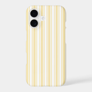 Pale yellow and white candy stripes