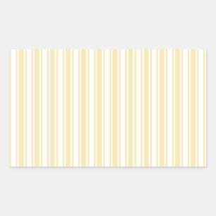 Pale yellow and white candy stripes sticker
