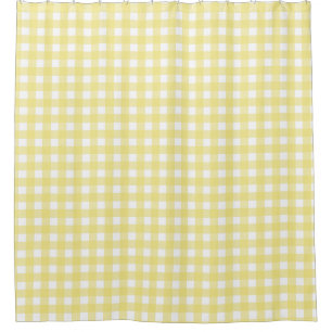 Pale yellow and white gingham