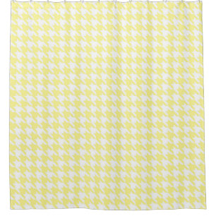 Pale Yellow and White Houndstooth Pattern