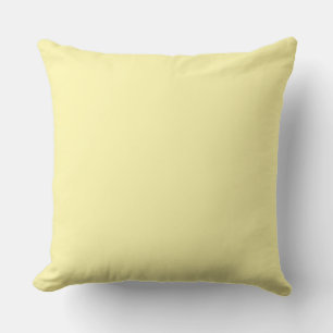Pale Yellow Decorative Throw Pillow