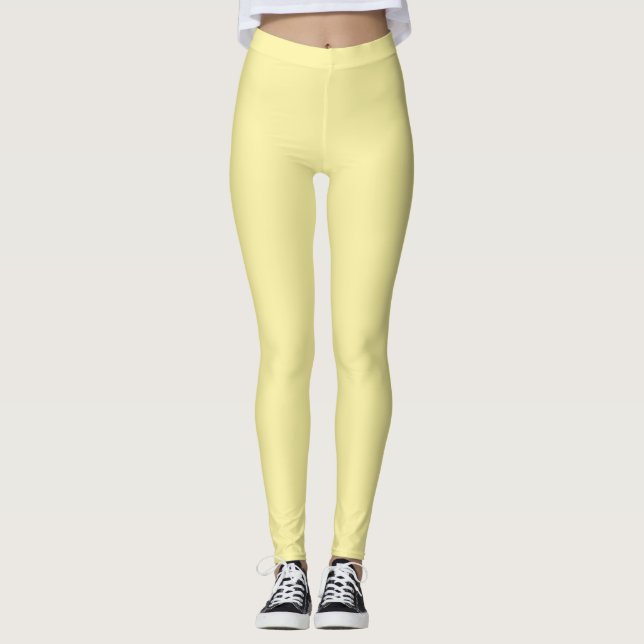 Pale Yellow  Leggings (Front)