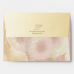 Pale Yellow Rose Secret Gardens Envelope