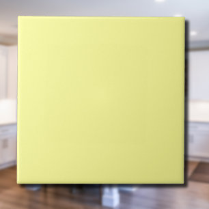 Pale Yellow Solid Colour Classic Elegant Tile