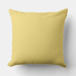 Pale Yellow Throw Pillow